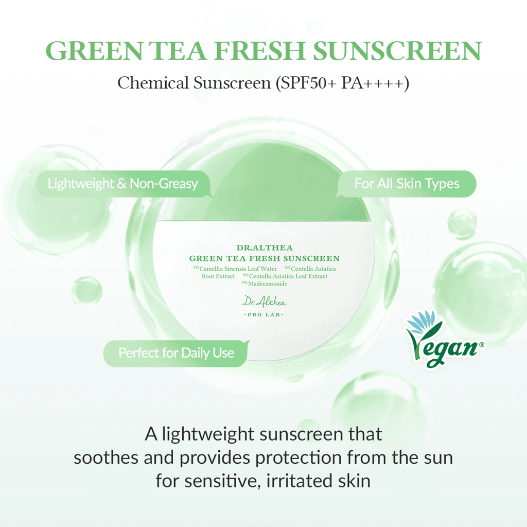 Dr. Althea Green Tea Fresh Sunscreen SPF50 45ml