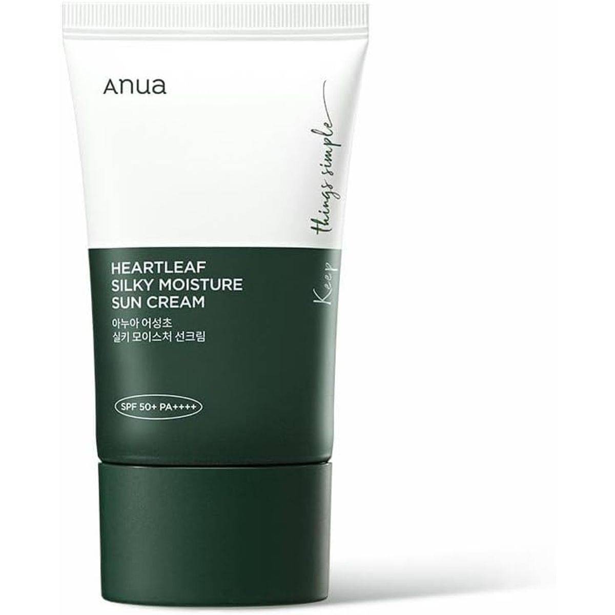 Anua Heartleaf Silky Moisture Sun Cream SPF50+ 50ml Secondary image