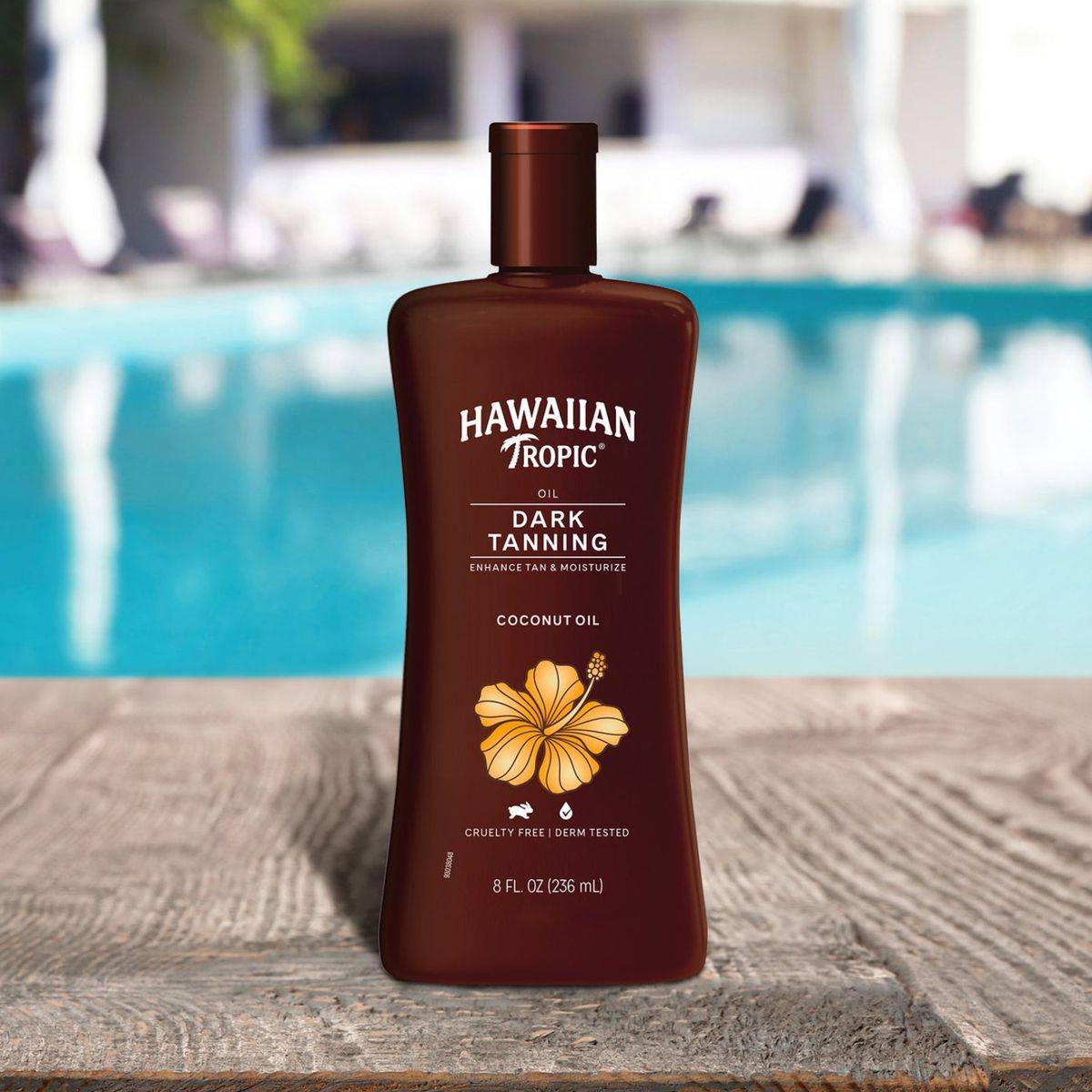 Hawaiian Tropic Dark Tanning Oil SPF0 236ml Secondary image