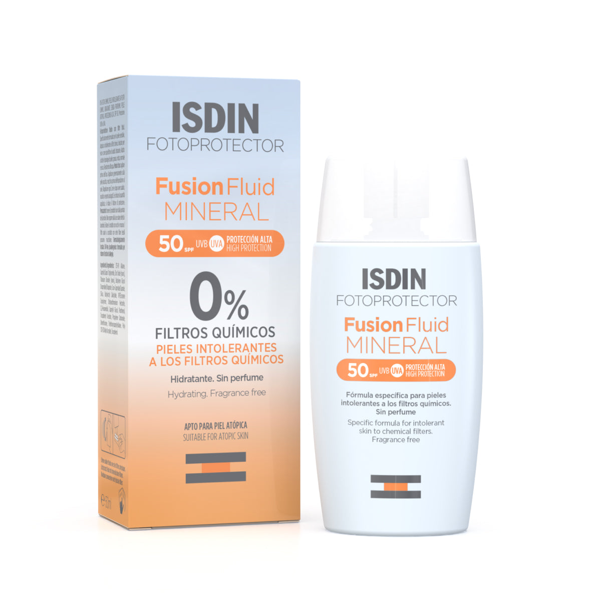 Isdin Fotoprotector Mineral Fusion Fluid SPF50 50ml Main image