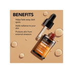 Botanic Hearth 15% Vitamin C Face Serum with Niacinamide, Hyaluronic Acid, Allantoin, Cica, Ferulic Acid & Vitamin E | Targets Dark Spots, Sun Damage, Wrinkles to Brighten & Even Tone Skin| 1fl oz