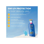 NIVEA SUN Kids Sunscreen Lotion, Protect & Care, SPF 50+, 5in1 Skin Protection, Very High and Immediate UVA & UVB Protection, Extra Water Resistant, 200ml