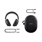 Bose QuietComfort Ultra Wireless Noise Cancelling Headphones with Spatial Audio, Over-the-Ear Headphones with Mic, Up to 24 Hours of Battery Life, Black 2023