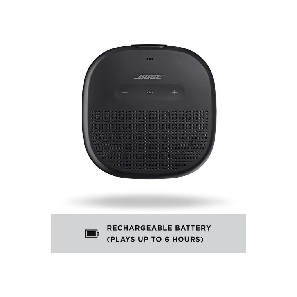 Bose SoundLink Micro, Portable Outdoor Waterproof Speaker with Wireless Bluetooth Connectivity - Black