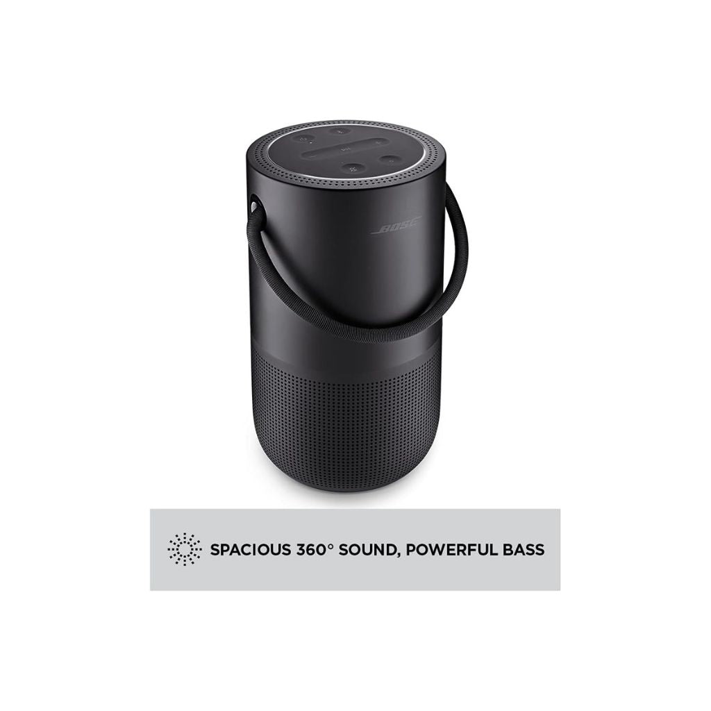 Bose Portable Smart Speaker;Water-Resistant Design With Spacious 360° Sound;Bluetooth;Wi-Fi And Airplay 2 - Triple Black Secondary image