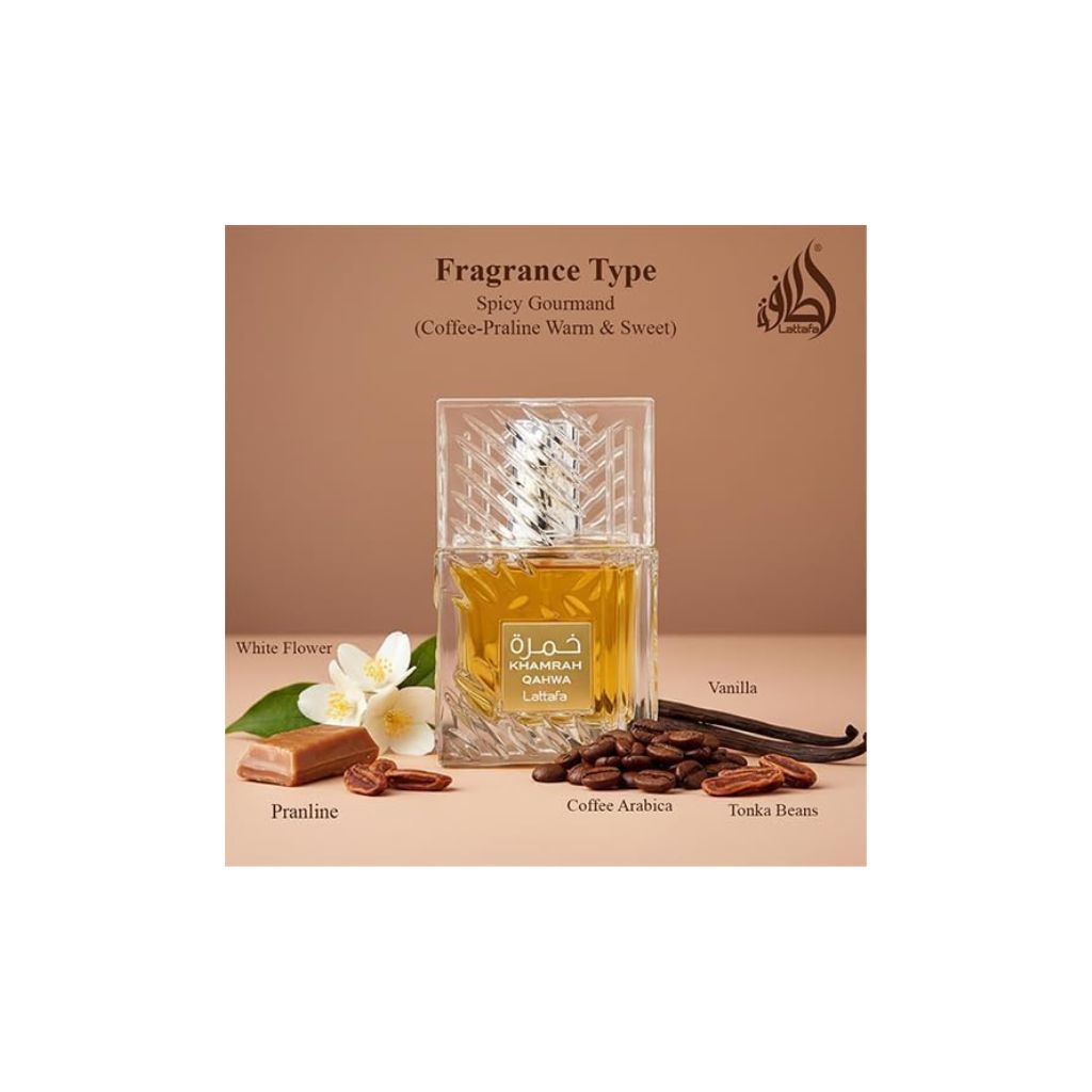 Lattafa Khamrah Qahwa Eau de Parfum for Unisex100 ml