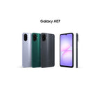 Samsung Galaxy A07 LTE, Android Smartphone, 64GB Storage, 4GB RAM, Black, 6x OS Upgrades, Large Display, 6nm Processor, Travel Adaptor Included