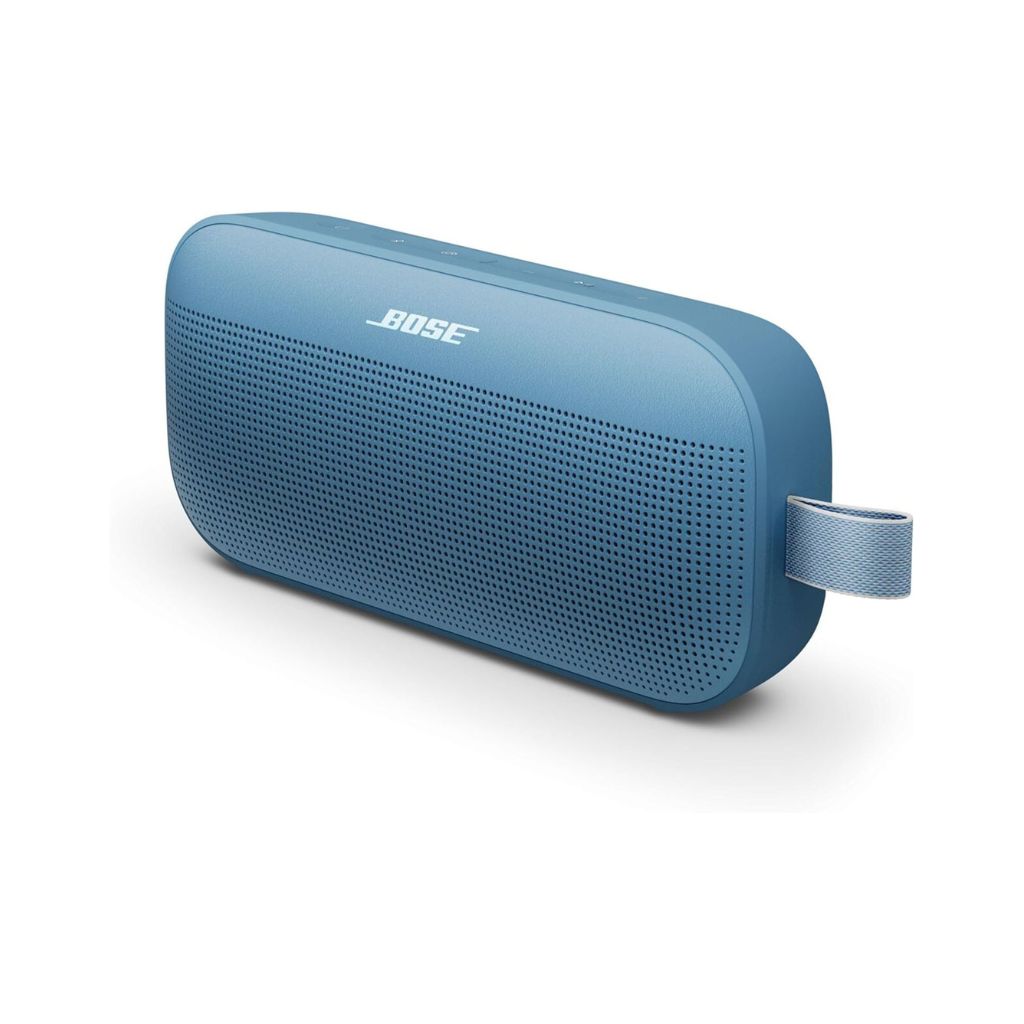 Bose New SoundLink Flex Portable Bluetooth Speaker (2nd Gen), Portable Outdoor Speaker with Hi-Fi Audio, Up to 12 Hours Battery Life, Waterproof and Dustproof, Blue Dusk Main image