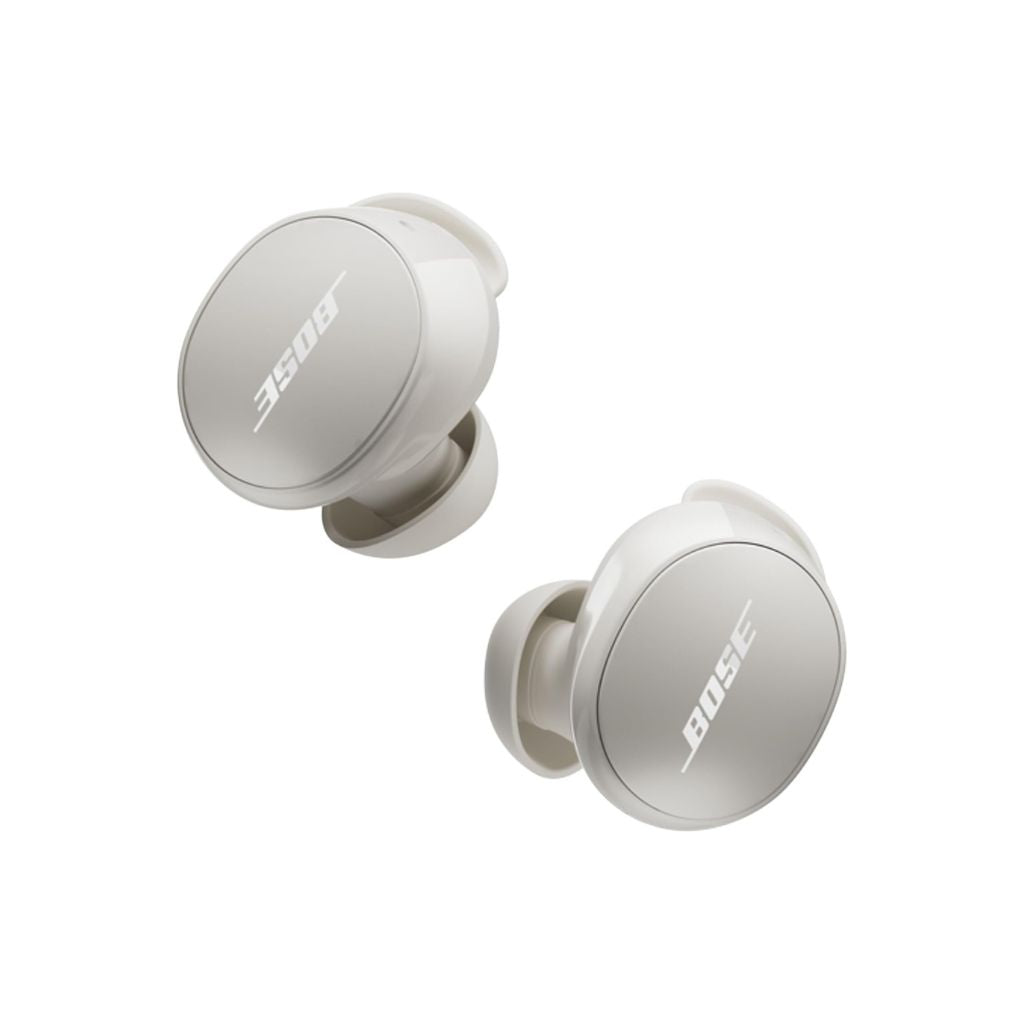 Bose QuietComfort Wireless Noise Cancelling Earbuds, Lifestyle Bluetooth Earbuds with Active Noise Cancellation, Up to 8.5 Hours of Battery Life, White Main image